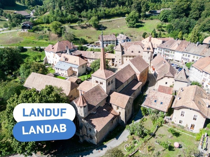 Landuf, Landab
